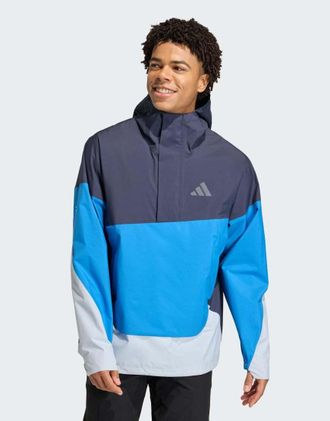 adidas adidas Performance - Terrex Xploric - Anorak climaproof a 2,5 strati color inchiostro leggendario/blu raggio-blu navy
