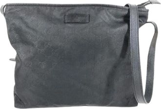 Gucci Pre-owned Vintage Schoudertas - unisex - Vintage Schoudertas - Zwart - ONE Size - Leer - Vintage