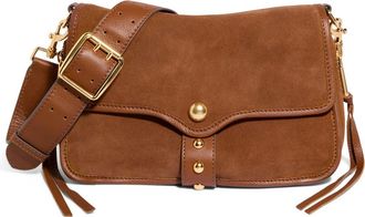 Aimée Great Escape Suede Crossbody Bag in Chestnut Suede at Nordstrom