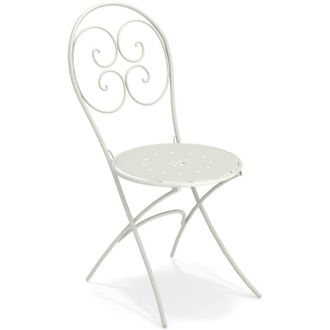 Emu Pigalle Sedia Pieghevole Bianco Raggrinzato 9002