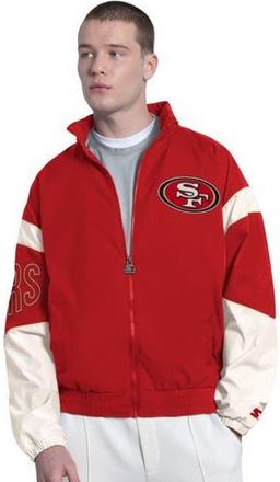 Starter Mens Starter Scarlet San Francisco 49ers The Gust Full-Zip Hooded Jacket at Nordstrom, Size Xxx-Large