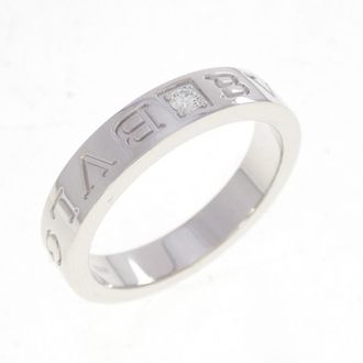 Bulgari White Gold White Gold (18K) Band Ring (Pre-Owned)
