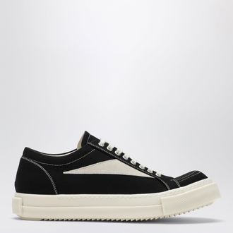 Rick Owens Vintage canvas sneakers in black/milk white