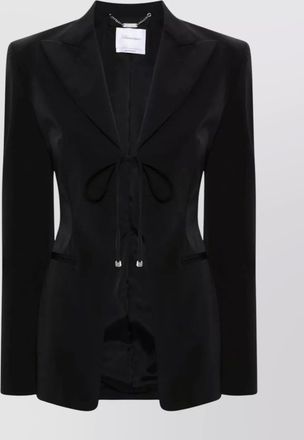 Blumarine womens tailored single-breasted jacket