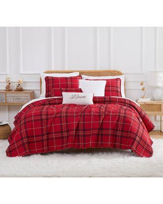 Southshore Fine Linens Vilano Plaid Quilt Bedding Set