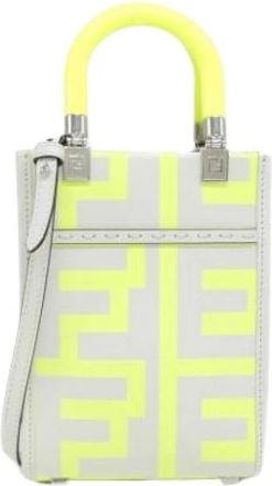 Fendi Pre-owned Mini Bags, female, White, Size: ONE SIZE Pre-owned Mini Leather Handbag