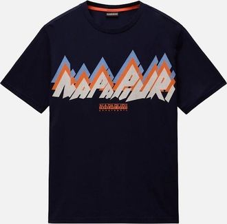 Napapijri Mens Napapijri S-Fiemme T-Shirt Aprés Ski - Black - Size: 36