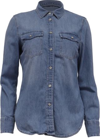 J.crew J. Crew Button-Down Slim-Fit Denim Shirt in Blue Cotton
