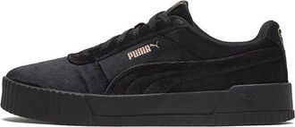 Puma (WMNS) PUMA Carina Velvet Black/Gold 375886-01