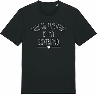 Generic Billie Joe Armstrong is My Boyfriend Unisex T-Shirt (UK, Alpha, M, Regular, Regular, Black)