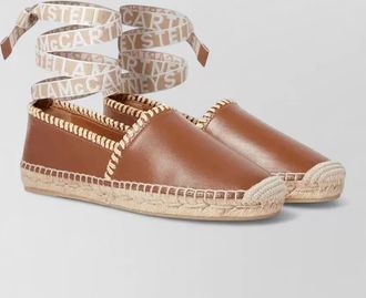 Stella McCartney gaia espadrilles whipstitched eco alter mat