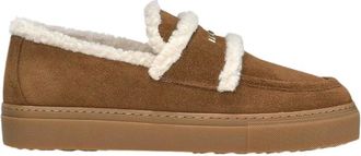 INUIKII Schoenen, Dames, Bruin, 38 EU, Su&egrave;de, Shearling Loafer