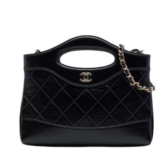 Chanel Pre-owned 31 Satchel - Dames - Pre-owned - Zwart - Maat: ONE Size Leer