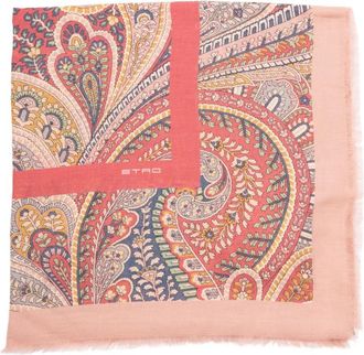 Etro Foulard con stampa paisley - Rosa