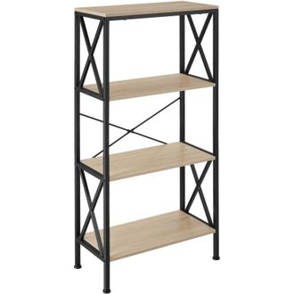 TecTake Tectake - Libreria Barry 61,5x31,5x133,5cm - Libreria, scaffale, libreria a muro
