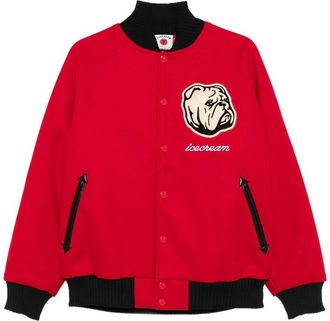 Icecream Embroidered Bomber Jacket