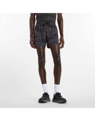 New Balance Rc - Pantaloncini neri da 8 cm con stampa-Nero