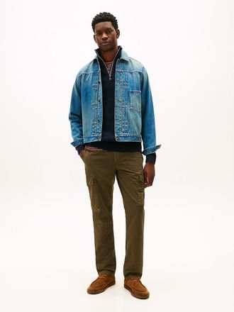 Tommy Hilfiger Mens Lightweight Twill Cargo Pant - Green - 29W x 30L