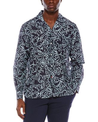 Isaia Silk-Blend Sport Shirt