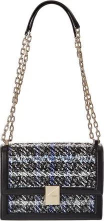 Kate Spade New York Kate Spade New York Deco Plaid Tweed Chain Shoulder Bag