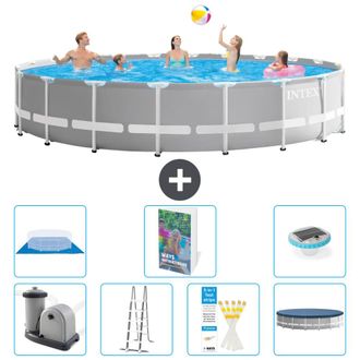 Intex Piscina Prism Frame Redonda - 610x132 Cm - 8-piezas S596
