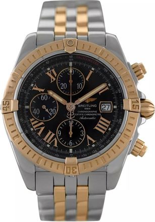 Breitling Pre-owned Breitling C13356 Chronograph Automatic Chronometer Black Dial Mens Watch C13356