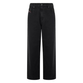 Diesel Straight Jeans, female, Black, Size: W32 D-Reggy Jeans