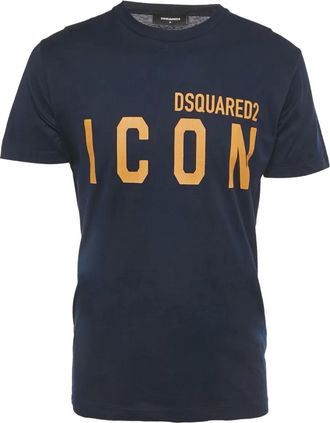Dsquared2 T-shirt con logo - Blu