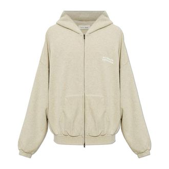 Fear of God 90s Zip-Up Hoodie - Heren - Vesten met rits - Beige - M - Katoen - Hoodies & sweatvesten
