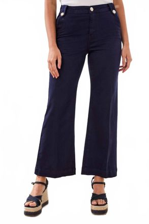 Tribal Brooke Marine Palazzo Jeans In Nautical
