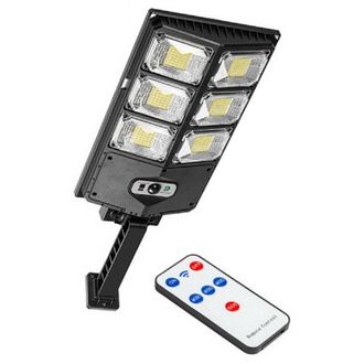 Trade Shop Trade Shop - Lampada Solare Led Impermeabile Giardino Cortile Sensore Movimento Telecomando