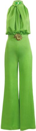 Silvia Tcherassi Siv jumpsuit met ceintuur - Groen