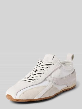 Alohas Sneaker aus Leder-Mix mit Logo-Detail in Weiss, Gr&ouml;&szlig;e 37