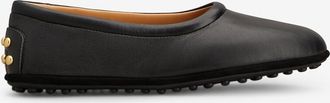 Tod's Ballerinas mit runder Kappe aus Nappaleder