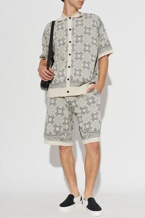Amiri Short-sleeve Shirt, Mens, Grey
