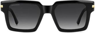 Dsquared2 Zonnebrillen - Heren - Zonnebrillen - Zwart - 52 MM - Accessoires