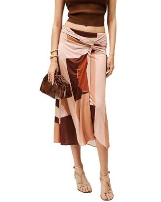 BA&SH Ba&Sh Jupe Mely Midi Skirt