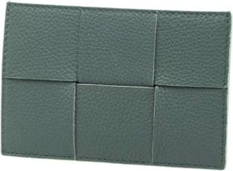 Bottega Veneta Pre-owned Wallets, female, Green, Size: ONE SIZE Pre-owned Leather Wallet