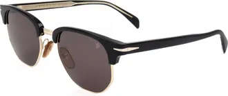 David Beckham Mens 51mm Black Gold Sunglasses DB1002-S-2M2-51