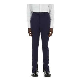 Ferragamo Tailored Trousers with Ankle Zip Detail, Brand Size 50 (Waist Size 34)