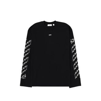Off-white Long-sleeve Graphic T-shirt