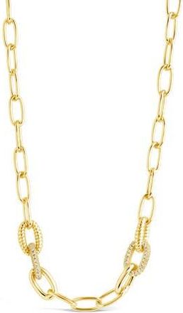 Sterling Forever Samar Chain Link Necklace in Gold at Nordstrom Rack
