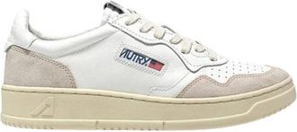 Autry Medalist Low Sneakers - Dames - Schoenen - Wit - Maat: 37 EU Katoen