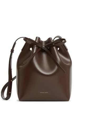 Mansur Gavriel Mini bucket-tas - Bruin