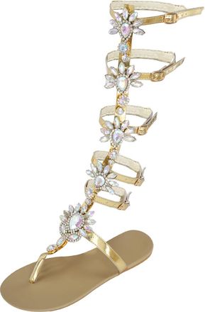 Generic Womens Flat Knee High Gladiator Sandals Strappy Cut Out Open Toe Gladiator Sandals Flat Knee Boots,Open Toe Lace Up Summer Caged Gladiator Strappy Fla