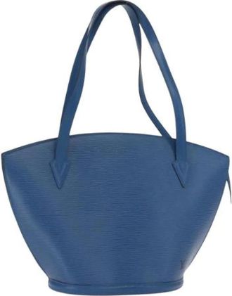 Louis Vuitton Pre-owned Shoulder Bags, female, Blue, Size: ONE SIZE Pre-owned Vintage Shoulder Bag