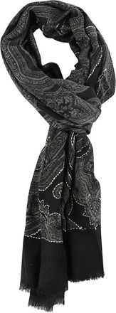 Altea Paisley Stole - Heren - Wintersjaals - Zwart - ONE Size - Accessoires