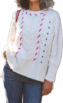 Mersea Ribbons And Romance Sweater In White