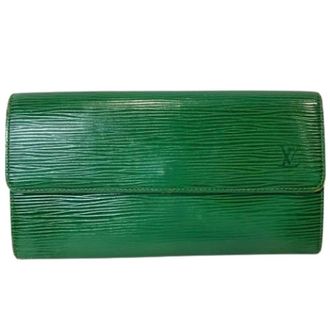Louis Vuitton Pre-owned Epi Long Wallet (bi-fold) - - Pre-owned - Donna - Verde - ONE SIZE