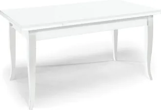 Milani Home Donny - Tavolo Da Pranzo Allungabile In Legno Massello Cm 85 X 160/200/240